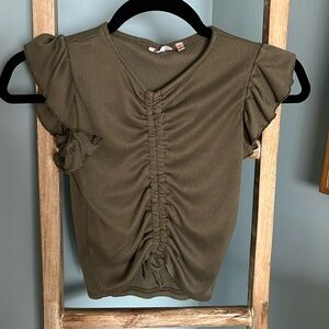 Girls cinched top